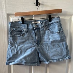 Levi’s mid length shorts